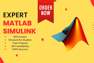 do matlab programming, matlab simulink, gui, image signal processing projects