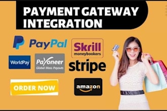 integrate any API payment gateway , bots, custom solutions