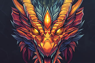 create medieval fantasy game, rpg, mmo game logo