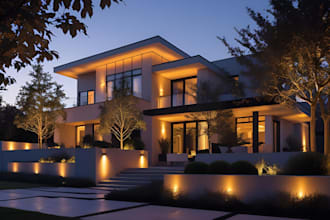do exterior lighting design, facade or landscape lighting