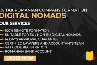 set up a low tax eu company for digital nomads