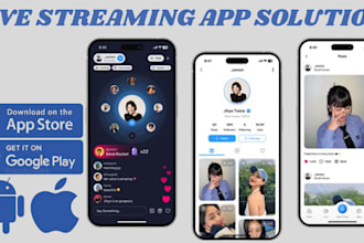 develop live streaming app, live streaming website, video streaming app