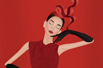 create custom illustrations, logo and pattern designs