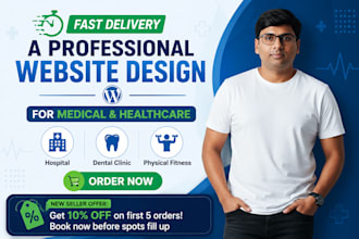 design a wordpress website for dentists and dental clinics