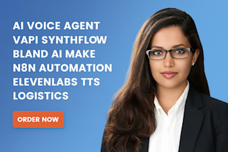 ai voice agent vapi synthflow bland ai n8n automation elevenlabs tts logistics