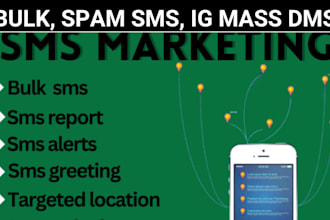 blast bulk, spam sms, twilio, jasmin sms, instagram mass dms