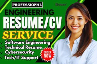 write professional ats resume, CV for software engineering, tech, IT, fang roles