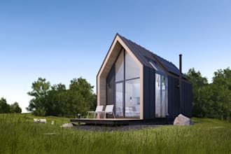 design modern container houses, tiny homes, cabins, and kiosks
