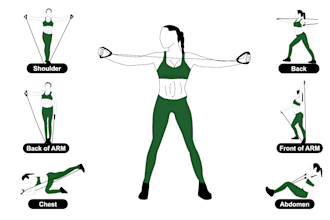 draw fitness, workout, and body poses with precision