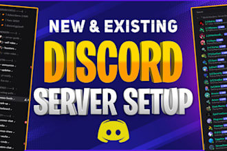 setup best custom gaming, community, or nft discord server