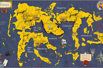 create custom fantasy maps for books, games, cities, or dnd adventures