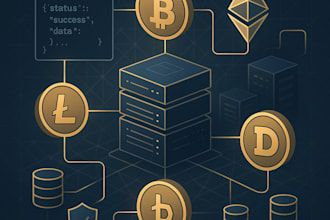 build secure cryptocurrency backend apis with multi blockchain support