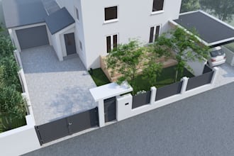 design a low maintenance modern landscape for your home