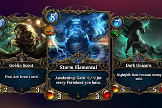 design card game, board game playing card, tcg, tarot cards, card game design