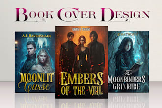 design creative book cover, for kindle, kdp, wattpad, ingramspark