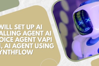 set up ai calling agent ai voice agent vapi ai, ai agent synthflow ai agent