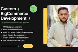 design and fix bigcommerce store errors and bugs fast