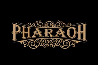 create professional typography and lettering logo design