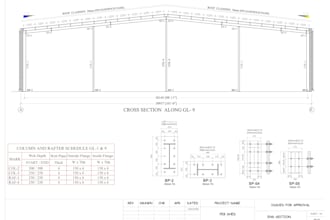 do steel structure design and drafting as structural engineer