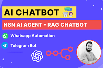 build ai agent, ai chatbot for website, rag chatbot, and n8n ai agent