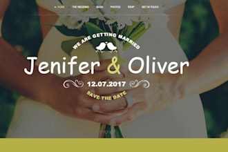design wix wordpress wedding agency website wedding photography planner website