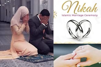 be your online imam nikah, provide you witness, certificate and wali,
