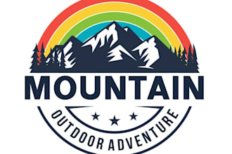 design high quality rainbow logo with unlimited revision