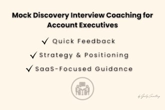 coach you through a mock discovery call in the interview process