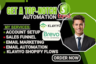 setup klaviyo shopify marketing flows brevo newsletter brevo email marketing