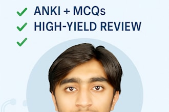 tutor you for usmle step 1 with high yield concepts anki and mcqs