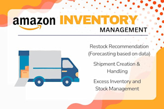 manage your amazon fba inventory, restock recommendations and shipments