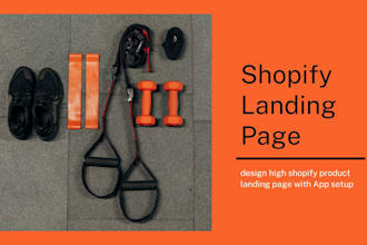 design shopify landing page shopify one product store using pagefly, shogun