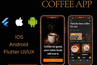 make app ui design, flutter UI UX, website or dashboard, UI UX design