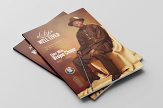 do obituary flyer design, funeral flyer design  church flyer design in 12 hours