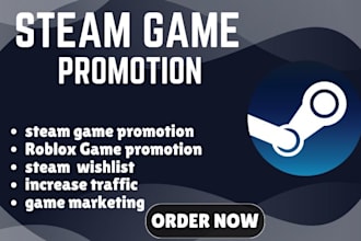 promote your steam game to boost wishlist and visibility