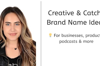 come up with creative name ideas for your brand