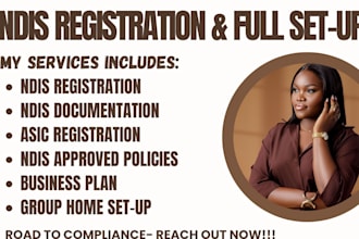 register ndis group home with sil policies, abn, and audit preparation, ndis