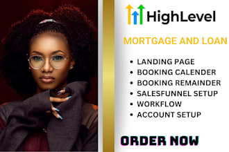 setup mortgage gohighlevel website loan ghl landing page ghl sales funnel