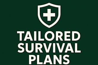 create a custom survival plan tailored to your family