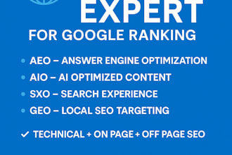 next level SEO  aeo sxo and GEO optimization for real results