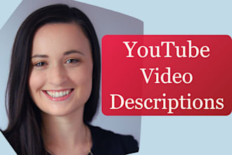 write an SEO optimized youtube video or channel description