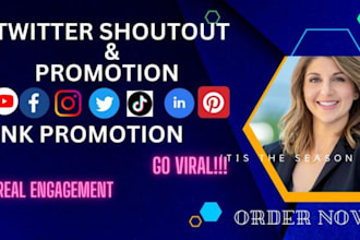 shoutout, promote website, link, app to 800m, USA, UK, twitter, ig, yt audiences