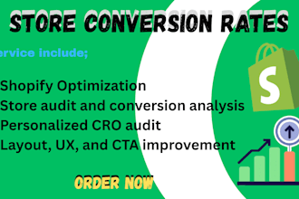 increase your shopify conversion rate with cro audit