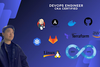 be your devops engineer for ci cd and k8s