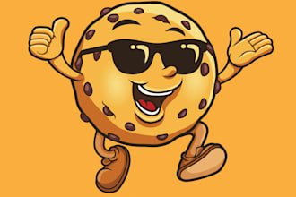 do modern minimalist business cookie logo design for brand