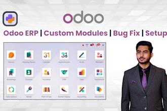 configure, customize, develop and migrate in odoo erp