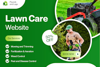 design a lawn website