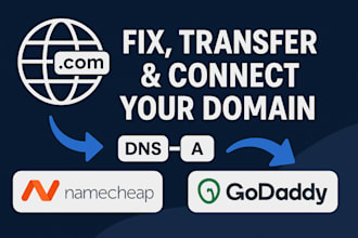 connect, transfer, redirect, and fix your domain professionally