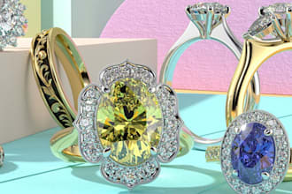 create 3d cad design rings bracelets pendant necklace engraving ready for print