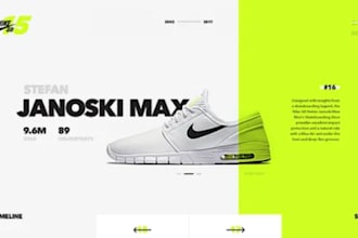 build squarespace shoe making website sneakers store footwear making website
